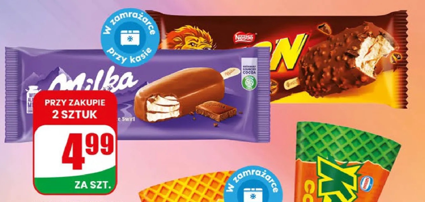 lody na patyku