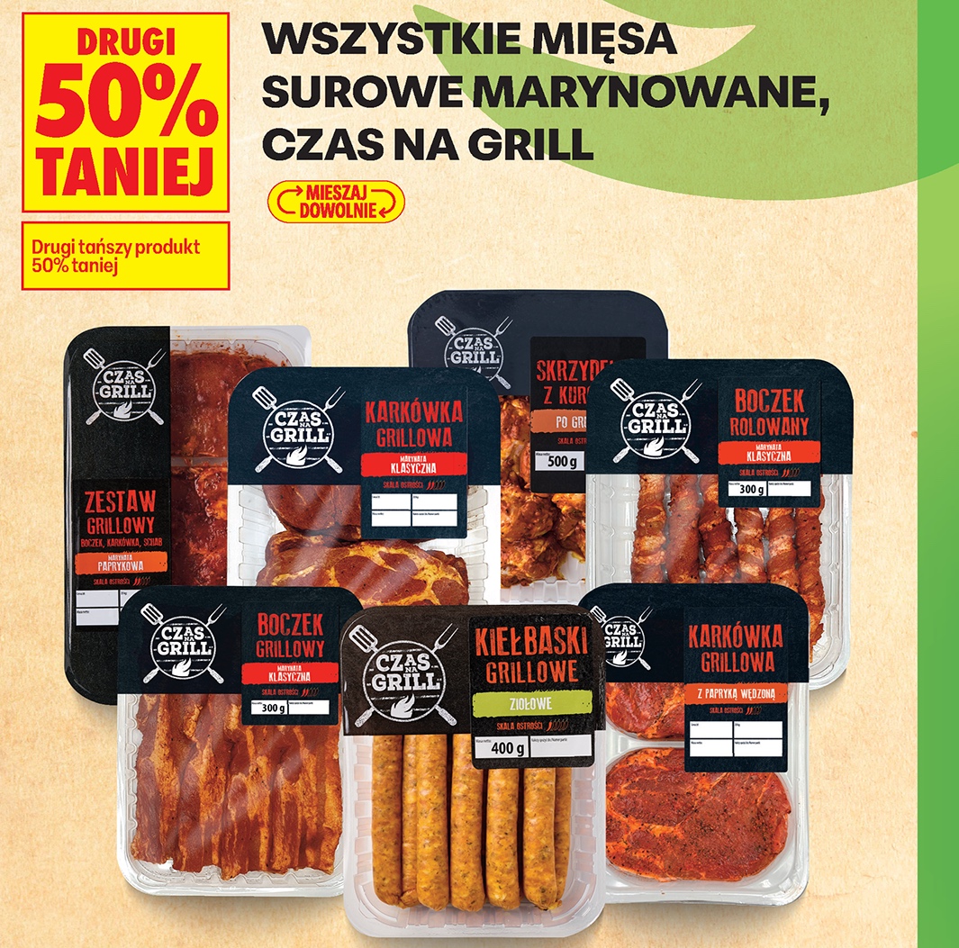 wszystkie mięsa surowe marynowane