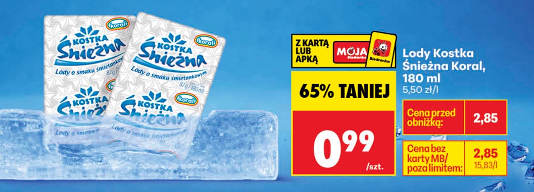 lody kostka śnieżna
