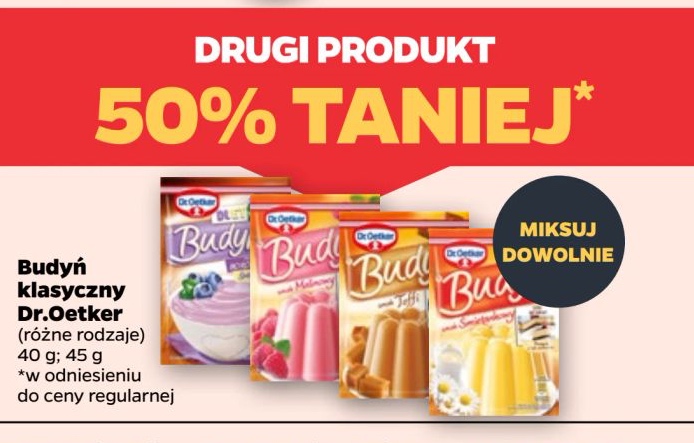 produkt Winiary budyń z cukrem lub kisiel