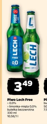 piwo bezalkoholowe limonka-mięta