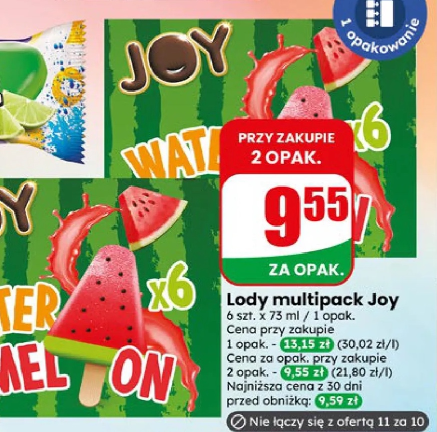 lody multipack water melon
