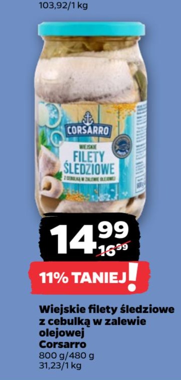 wiejski filet śledziowy z cebulką w zalewie olejowej