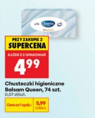 chusteczki higieniczne balsam