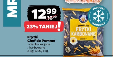 frytki karbowane