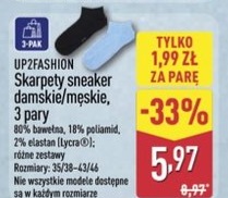 skarpety sneaker damskie/męskie