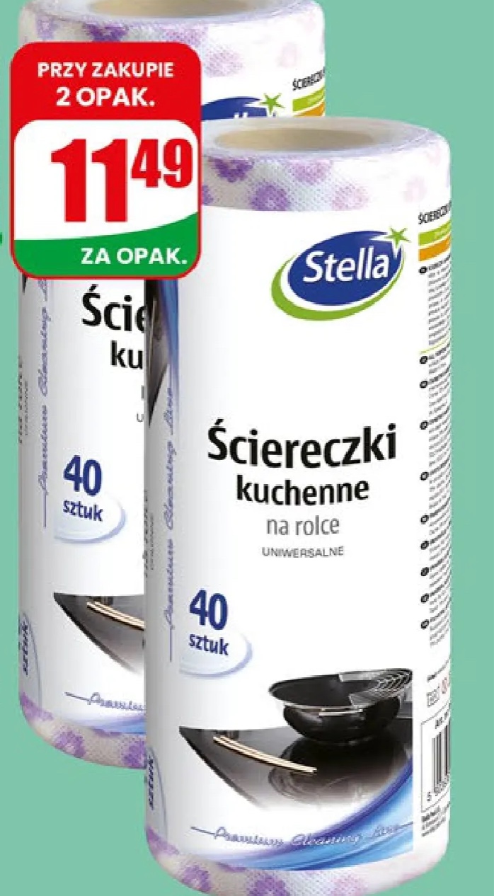 ściereczki kuchenne na rolce