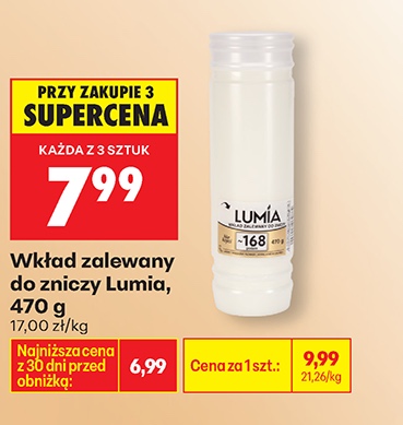 wkład zalewany do znicza