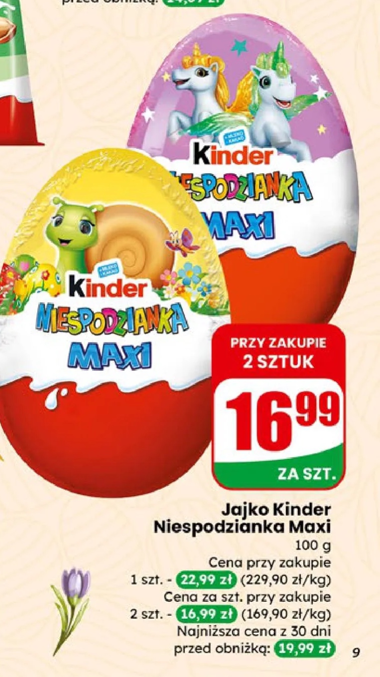 jajko z niespodzianką maxi