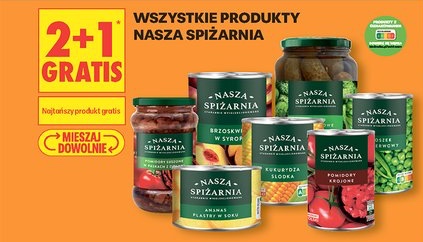 produkty Nasza Spiżarnia różne rodzaje