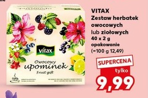 zestaw herbatek owocowych lub ziołowych