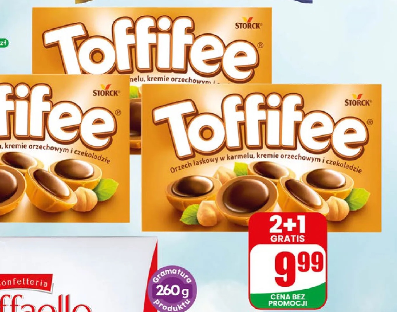 praliny toffifee