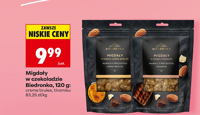 migdały w czekoladzie