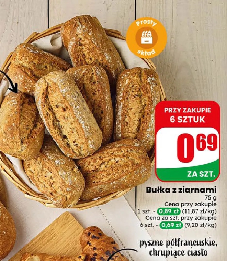 bułka z ziarnami