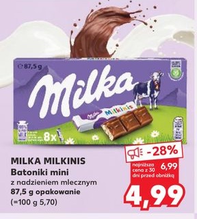 batoniki z nadzieniem mlecznym