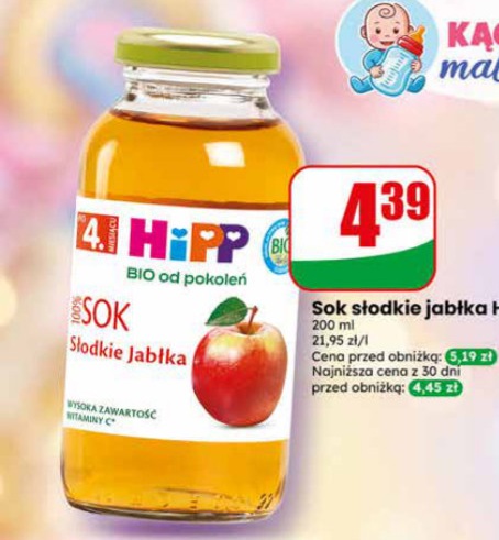 sok słodkie jabłka