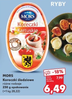 korczki śledziowe różne rodzaje