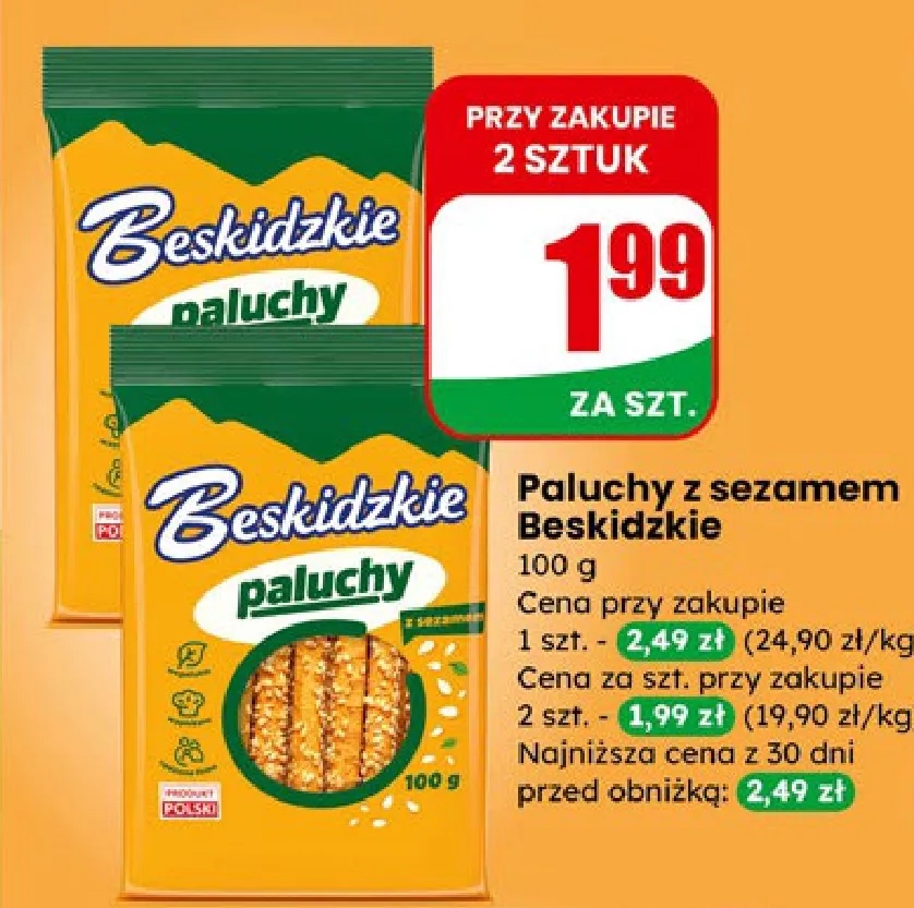 paluchy z sezamem