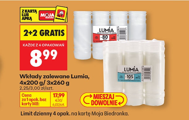 wkłady zalewane
