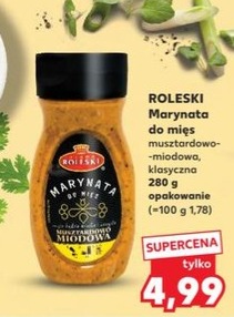 marynata do mięs musztardowo-miodowa