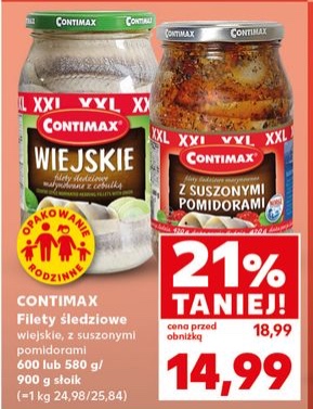 śledzie wiejskie lub z suszonymi pomidorami