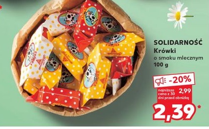 krówki o smaku mlecznym