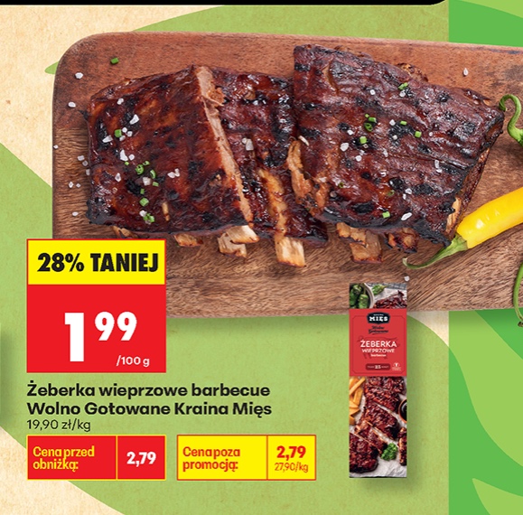 żeberka wieprzowe barbecue
