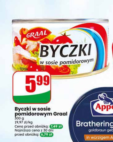 byczki w sosie pomidorowym