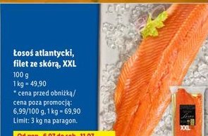 łosoś atlantycki filet ze skórą