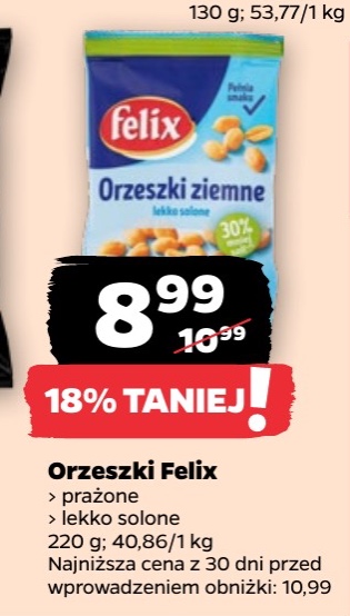 orzeszki prażone lekko solone
