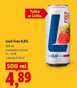 piwo bezalkoholowe cytryna-truskawka