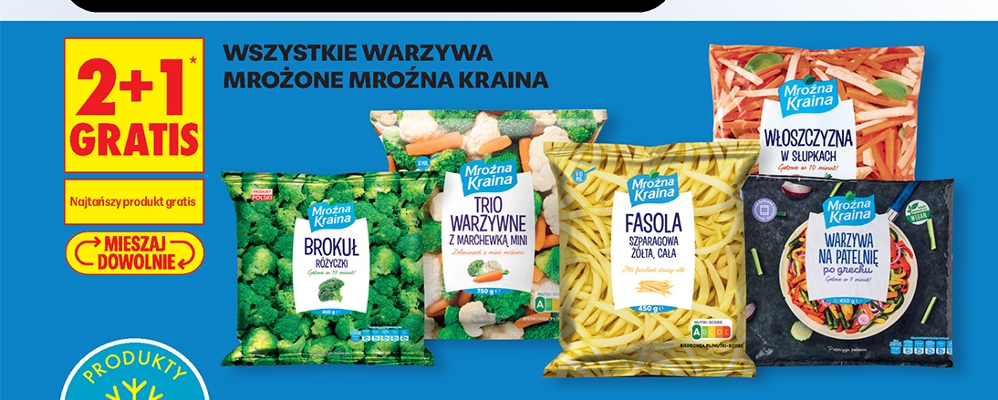 wszystkie warzywa mrożone