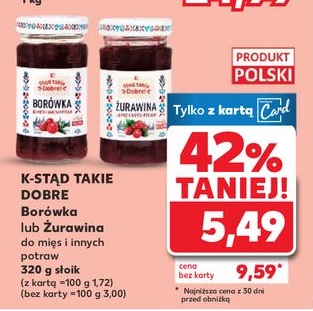 żurawina do mięs i drobiu