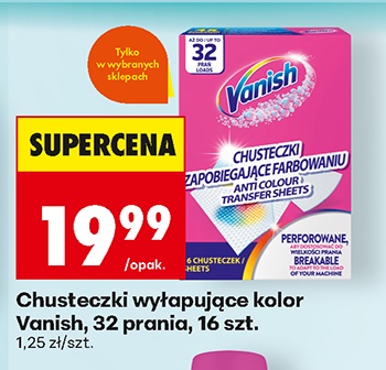 chusteczki wyłapujące kolor