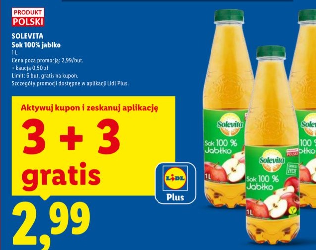 sok 100% jabłko
