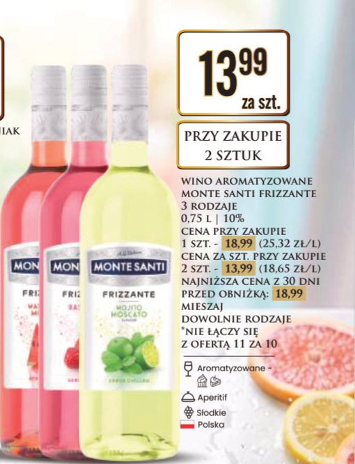wino monte santi frizzante