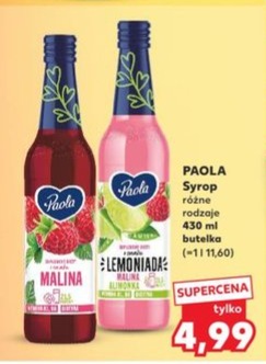 syrop lemoniada malinowa lub malinowy