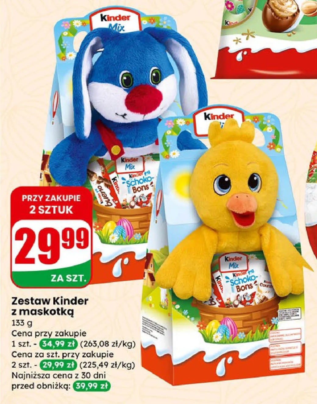 zestaw słodyczy z maskotką