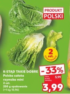 sałata rzymska mini