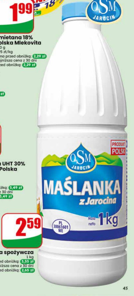 maślanka spożywcza