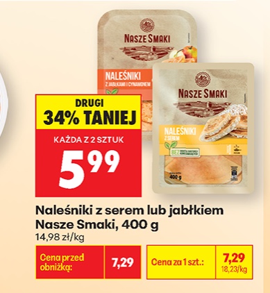 krokiety z mięsem lub naleśniki z serem lub naleśniki z jabłkiem