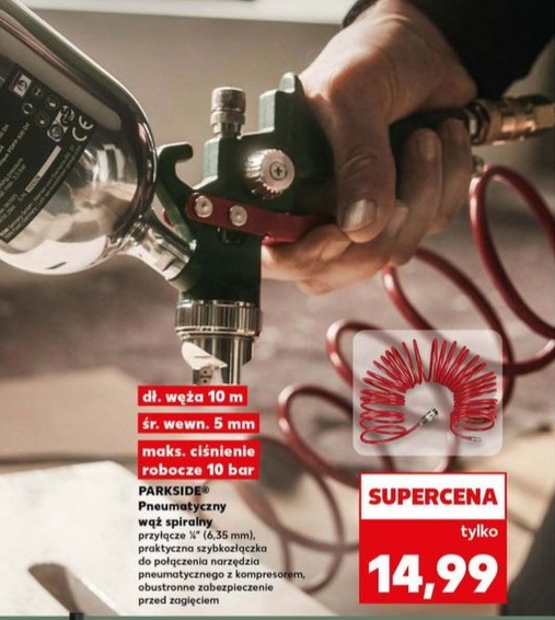 wąż spiralny pneumatyczny