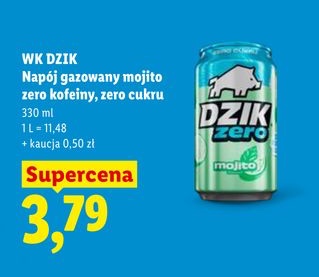 napój gazowany mojito zero kofeiny, zero cukru