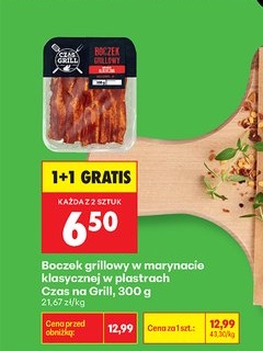 boczek grillowy w marynacie klasycznej w plastrach