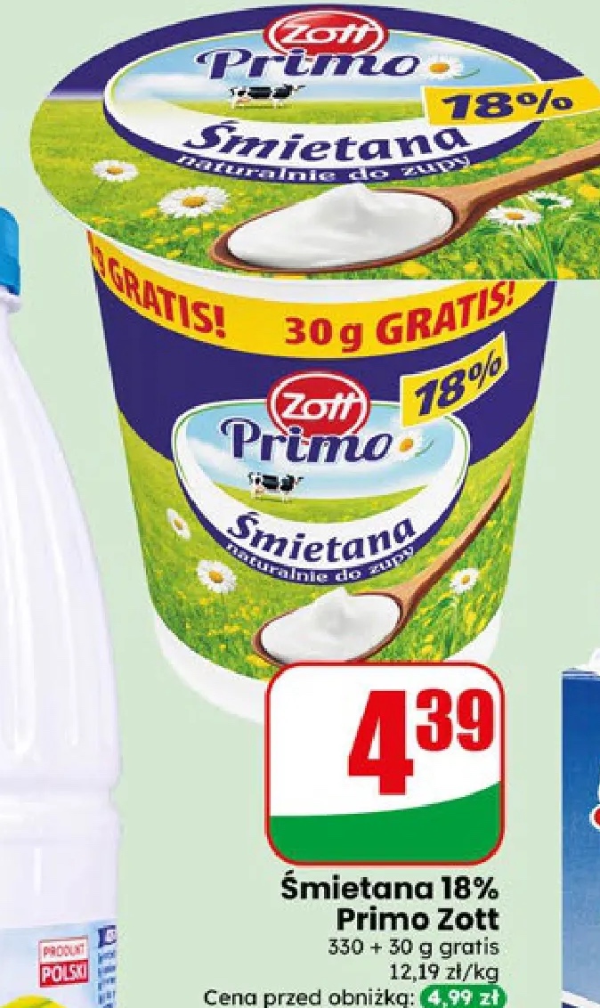 śmietana 18%