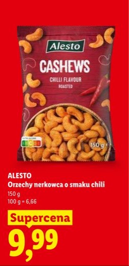 orzechy nerkowca o smaku chili
