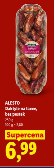 daktyle na tacce bez pestek