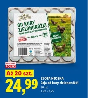 jaja od kury zielononóżki