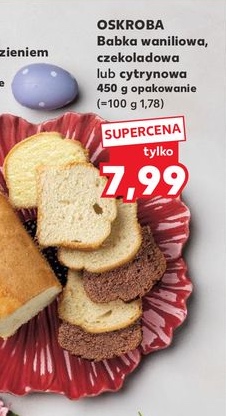 babka waniliowa, czekoladowa lub cytrynowa