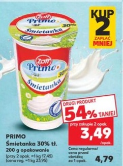 śmietanka 30% tłuszczu